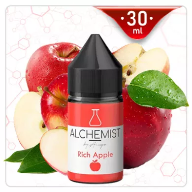 Жидкость для электронных сигарет на основе солевого никотина Alchemist - Rich Apple 30ml 35mg - фото 1