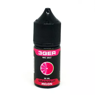 Рідина для електронних сигарет на основі сольового нікотину 3Ger Salt - Grapefruit Melon 25 mg 30 ml - фото 1