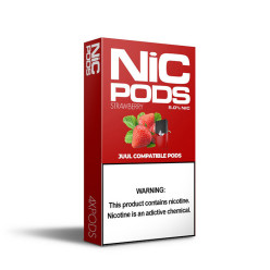 Випаровувач одноразовий Nic - Pods Cartridge Strawberry 50 мг 0.7 мл (4 шт)