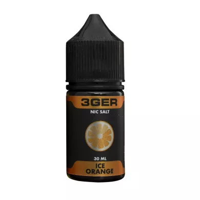 Рідина для електронних сигарет на основі сольового нікотину 3Ger Salt - Ice Orange 25 mg 30 ml - фото 1