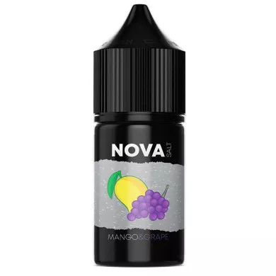 Рідина для електронних сигарет на основі нікотину сольового NOVA Salt - Mango Grape 30 ml 25 mg - фото 1