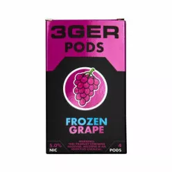 Картридж заправлений 3Ger Pods - Cartridge Frozen Grape 50 мг 1 мл (4 шт)