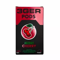 Картридж заправлений 3Ger Pods - Cartridge Mint Cherry 50 мг 1 мл (4 шт)