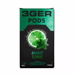 Картридж заправлений 3Ger Pods - Cartridge Mint Lime 50 мг 1 мл (4 шт)