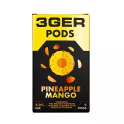 Картридж заправлений 3Ger Pods - Cartridge Pineapple Mango 1ml 50mg (4шт)