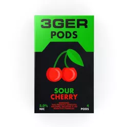 Картридж заправлений 3Ger Pods - Cartridge Sour Cherry 50 мг 1 мл (4 шт)