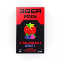 Картридж заправлений 3Ger Pods - Cartridge Strawberry Lemonade 50 мг 1 мл (4 шт)