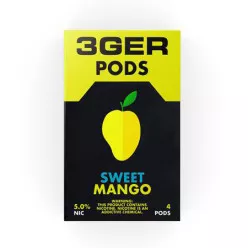 Картридж заправлений 3Ger Pods - Cartridge Sweet Mango 50 мг 1 мл (4 шт)
