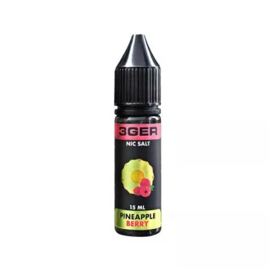 Рідина для електронних сигарет на основі сольового нікотину 3Ger Salt - Pineapple Berry 35 mg 15 ml - фото 1