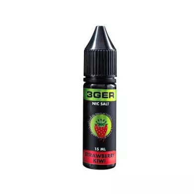Рідина для електронних сигарет на основі сольового нікотину 3Ger Salt - Strawberry Kiwi 50 mg 15 ml - фото 1