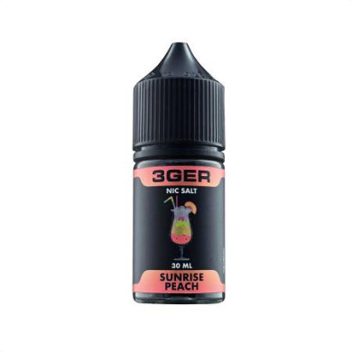 Рідина для електронних сигарет на основі сольового нікотину 3Ger Salt - Sunrise Peach 35 mg 30 ml - фото 1