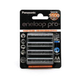 Аккумулятор для электронных сигарет Panasonic - Eneloop Pro BK-3HCDE 2600 mAh (4 шт)
