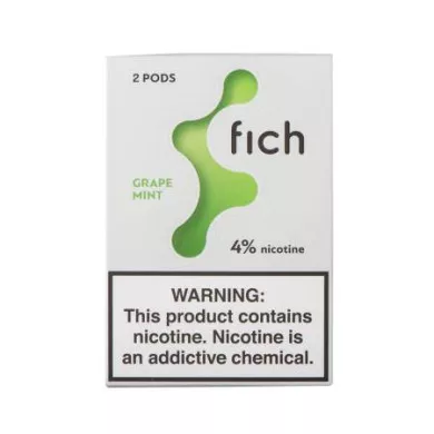 Картридж заправлений Fich Pods - Cartridge Grape Mint 40 мг 0.8 мл (2 шт) - фото 1
