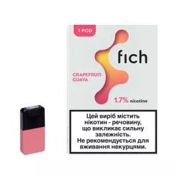 Картридж заправлений Fich Pods - Cartridge Grapefruit Guava 17 мг 0.8 мл (1 шт)