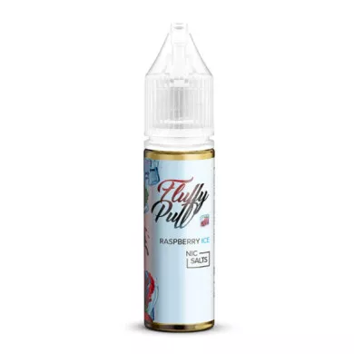 Рідина для електронних сигарет на основі сольового нікотину Fluffy Puff - Salts Raspberry Ice 15 ml 20 mg - фото 1