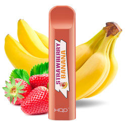Одноразова система HQD Cuvie Disposable Pod Device 50 мг (Strawberry Banana)