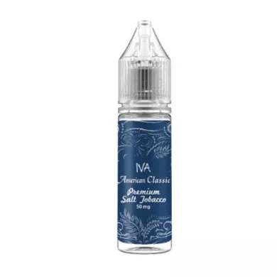 Рідина для електронних сигарет на основі сольового нікотину IVA – American Classic Salt Tobacco 15 ml 50 mg - фото 1