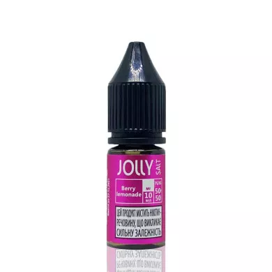 Рідина для електронних сигарет на основі сольового нікотину JOLLY Salt - Berry Lemonade 10 ml 50 mg - фото 1