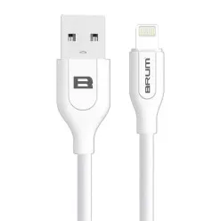 Кабель BRUM - Classic U001i USB - Apple Lightning 2.1 А 1м (Білий)