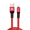 USB - MicroUSB 2.1 А 1м Червоний