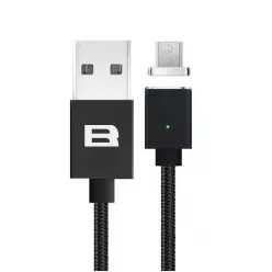 Кабель BRUM - U005m USB - MicroUSB 2.1 А 1м (Чорний)