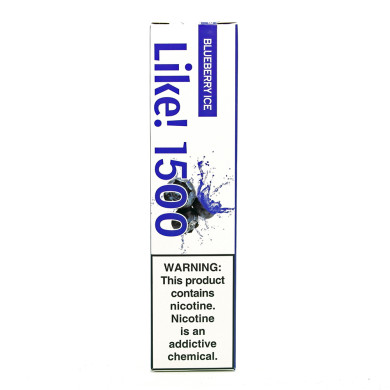 Одноразова Pod система Joyetech – Like! 1500 50 мг 1100 мАг (Blueberry Ice) - фото 1