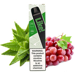 Одноразова Pod система Joyetech - Like! 1800 50 мг 900 мАч (Aloe Grape)
