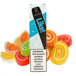 Одноразовая Pod система Joyetech - Like! 1800 50 мг 900 мАч (Gummy Candy)