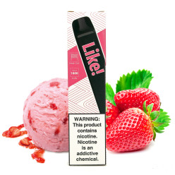 Одноразова Pod система Joyetech - Like! 1800 50 мг 900 мАч (Strawberry Ice Cream)