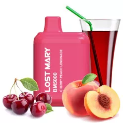 Одноразова Pod система Lost Mary BM5000 50 мг (Cherry Peach Lemonade)