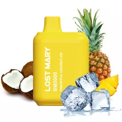 Одноразова Pod система Lost Mary BM5000 50 мг (Pineapple Coconut Ice)