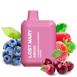 Одноразова Pod система Lost Mary BM5000 50 мг (Strawberry Blueberry Cherry)