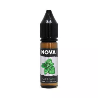 Рідина для електронних сигарет на основі нікотину сольового NOVA Salt - Cool Mint 15 ml 30 mg - фото 1