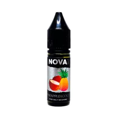 Рідина для електронних сигарет на основі нікотину сольового NOVA Salt - Pineapple Coco 15 ml 30 mg - фото 1