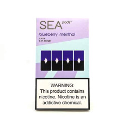 Картридж заправлений SEA Pods - Cartridge Bluberry Menthol 50 мг 1 мл (4 шт)