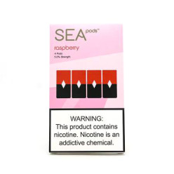 Картридж заправлений SEA Pods - Cartridge Raspberry 50 мг 1 мл (4 шт)