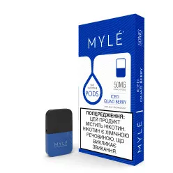 Картридж заправлений MYLE Pods - Cartridge Iced Quad Berry 50 мг 0.9 мл (4 шт)