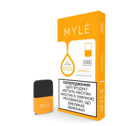 Картридж заправлений MYLE Pods - Cartridge Mango 50 мг 0.9 мл (4 шт)