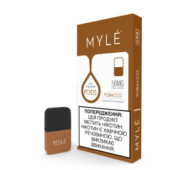 Картридж заправлений MYLE Pods - Cartridge Tobacco 50 мг 0.9 мл (4 шт)