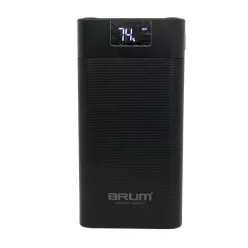 Універсальна мобільна батарея BRUM - BP006 16000 мАч (Black)