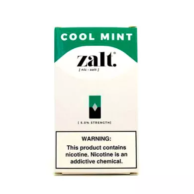 Картридж заправлений Zalt - Cartridge Cool Mint 50 мг 1 мл (4 шт) - фото 1